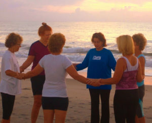 Live Sunrise Beach Yoga Prayer
